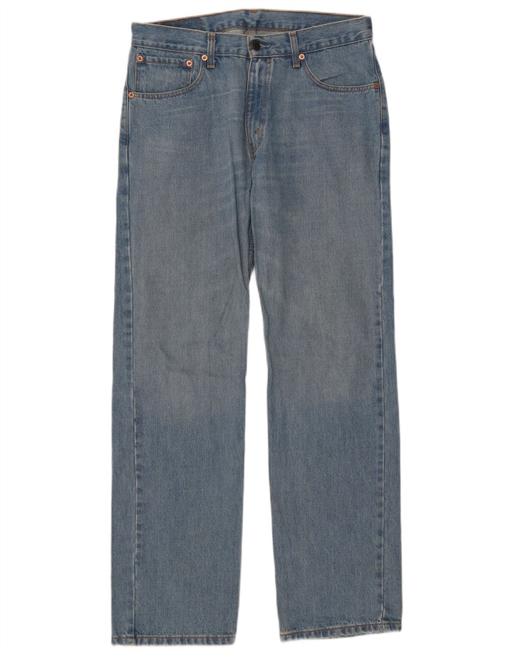 Levi's Mens 581 Straight Jeans W34 L32 Blue Cotton