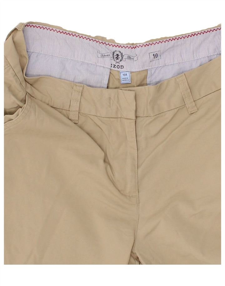 IZOD Womens Bermuda Shorts US 10 Large W32  Beige Cotton Vintage Izod and Second-Hand Izod from Messina Hembry 