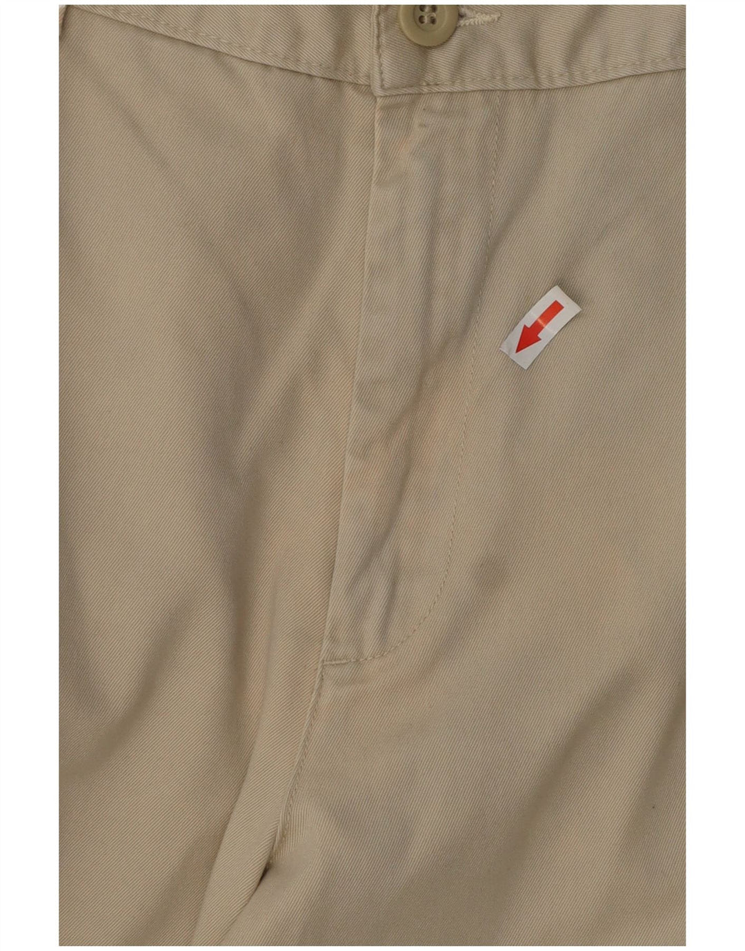 Woolrich Mens Straight Chino Trousers W36 L29 Beige Cotton