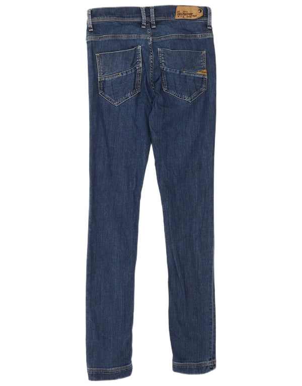 MELTIN' POT Womens Skinny Jeans W29 L34 Blue Cotton