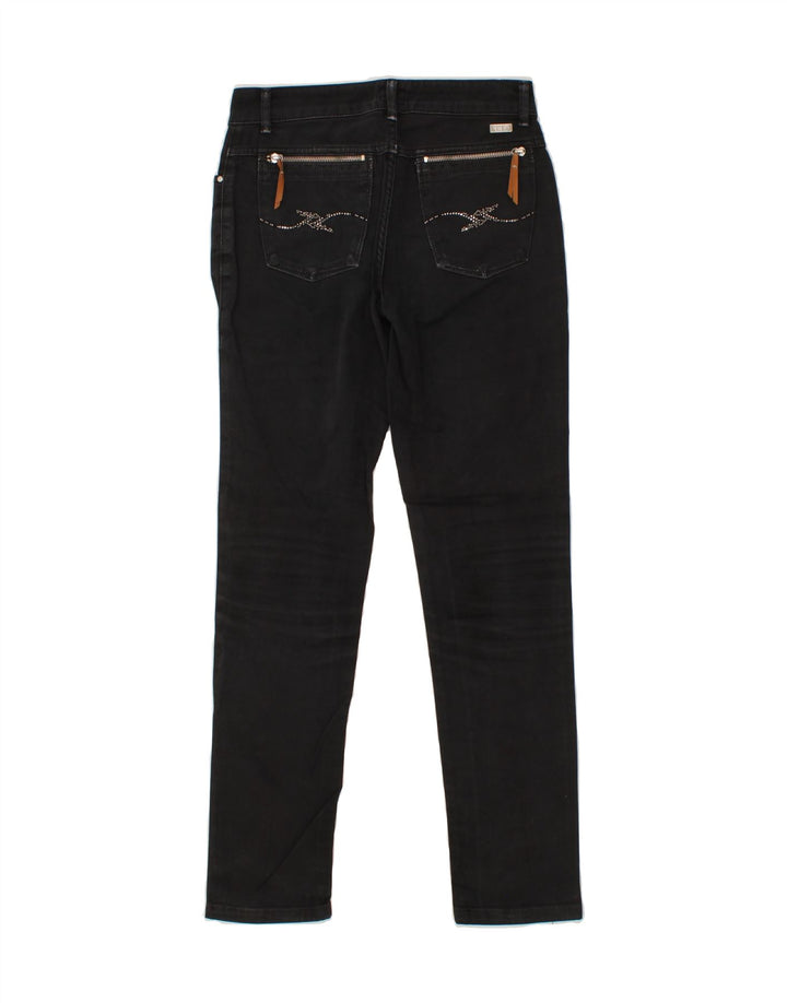 TRUSSARDI Womens Slim Jeans W26 L30 Black Vintage Trussardi and Second-Hand Trussardi from Messina Hembry 