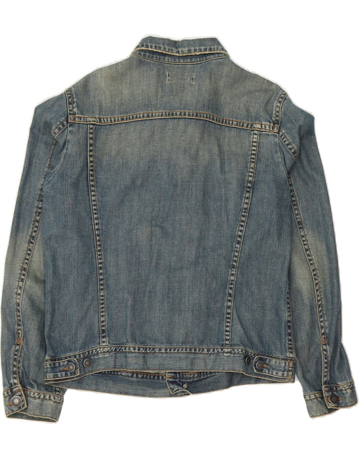 BENETTON Womens Denim Jacket UK 18 XL Blue Cotton Vintage Benetton and Second-Hand Benetton from Messina Hembry 