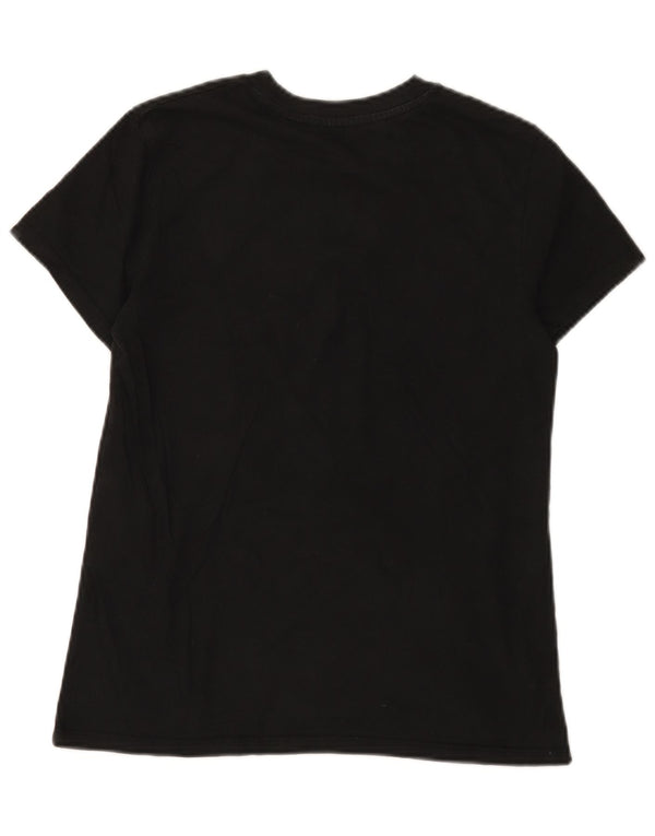 Levi's Womens T-Shirt Top UK 10 Small Black Cotton