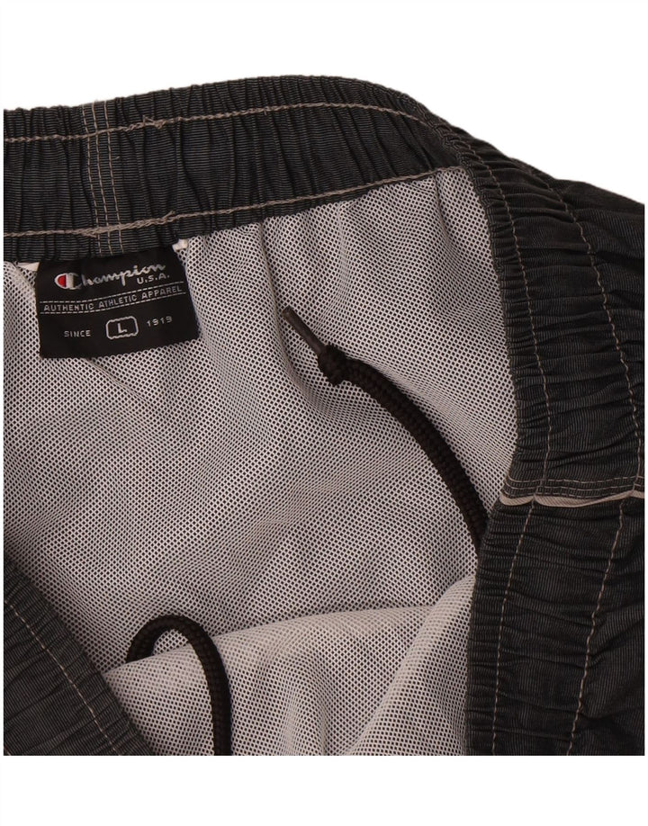 Champion Mens Swimming Shorts Large  Grey