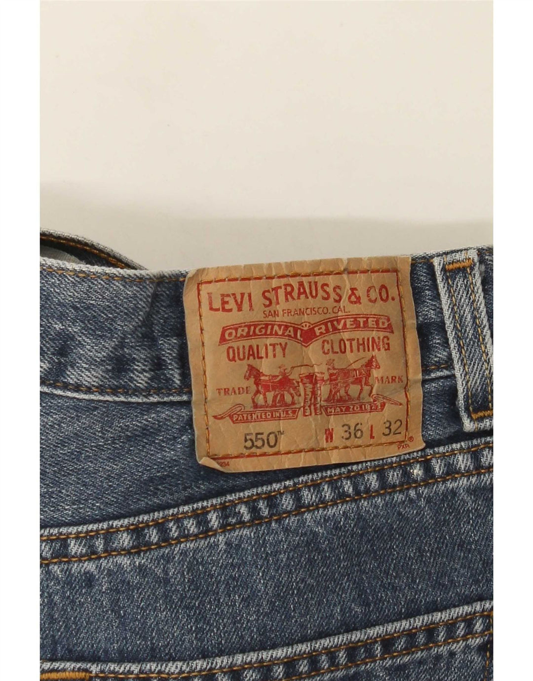 Levi's Mens 550 Loose Jeans W36 L32 Blue