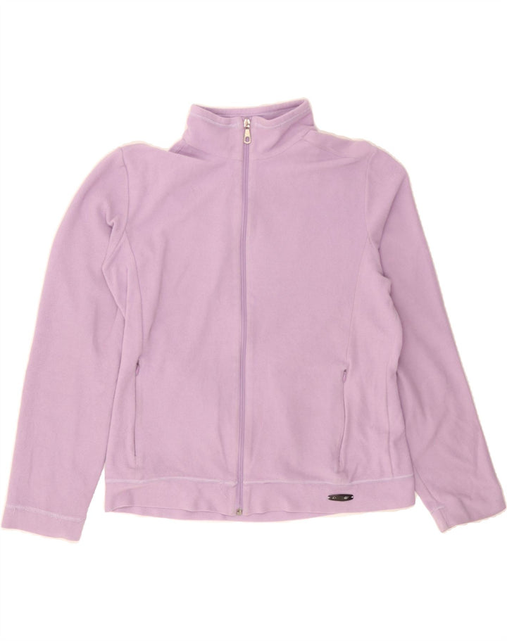 CHAMPION Womens Fleece Jumper UK 16 Large Purple Polyester Vintage Champion and Second-Hand Champion from Messina Hembry 