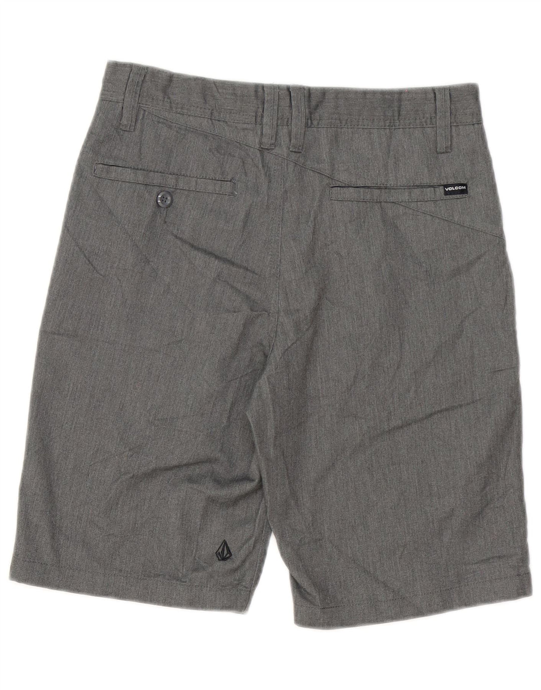 Volcom Boys Chino Shorts 15-16 Years W28 Grey Polyester