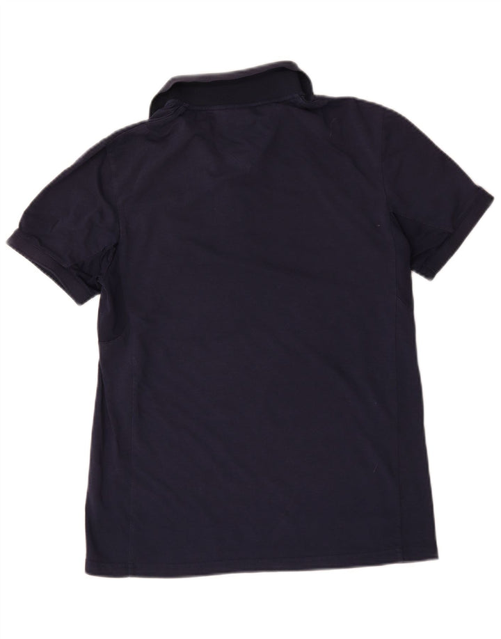 Lyle & Scott Mens Polo Shirt Small Navy Blue Cotton