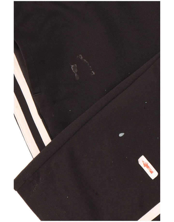 Adidas Boys Tracksuit Trousers 13-14 Years Black Polyester