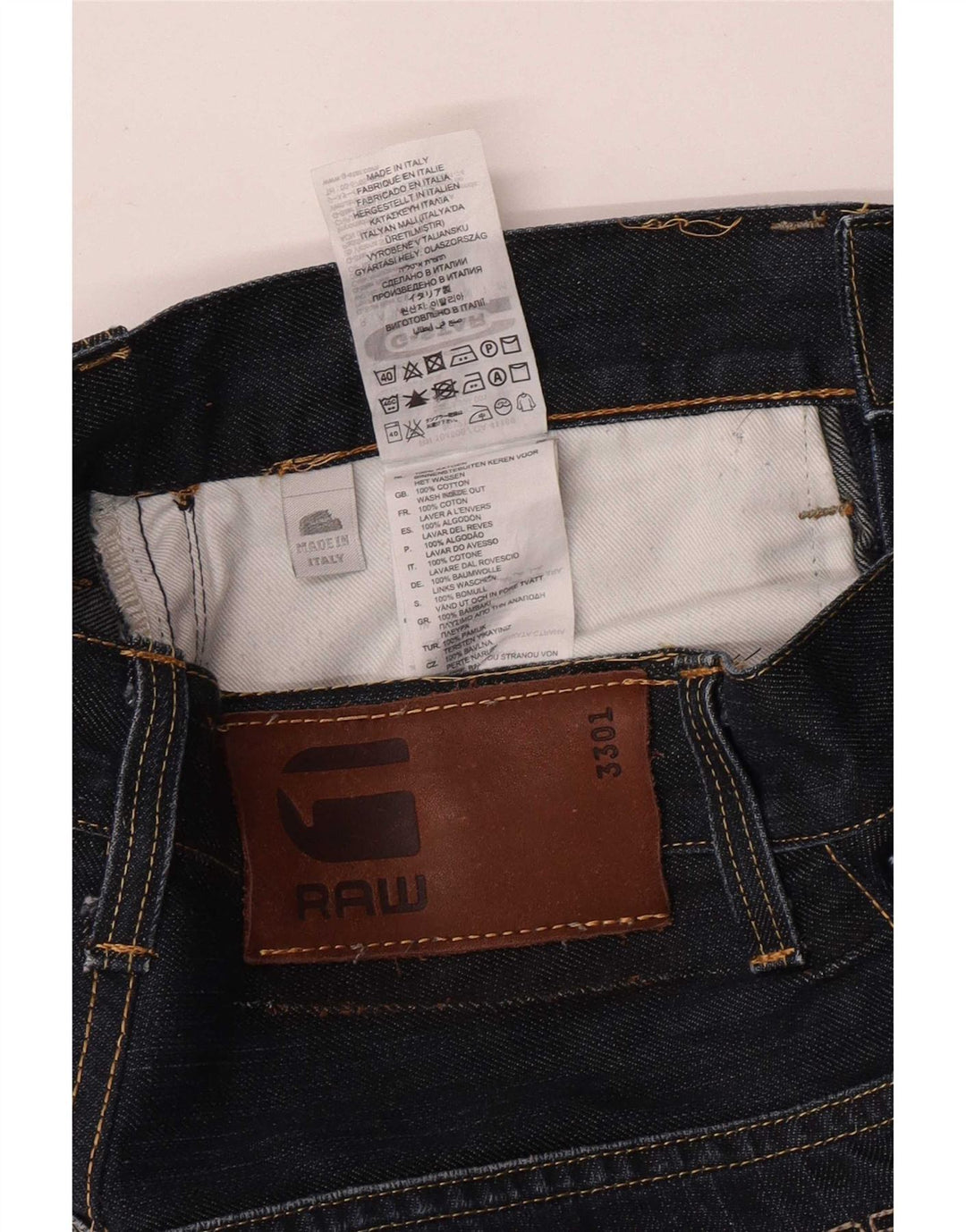 G-Star Womens Bootcut Jeans W26 L32 Blue Cotton