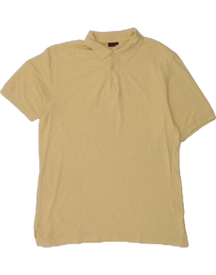 INVICTA Mens Polo Shirt XL Yellow Cotton Vintage Invicta and Second-Hand Invicta from Messina Hembry 
