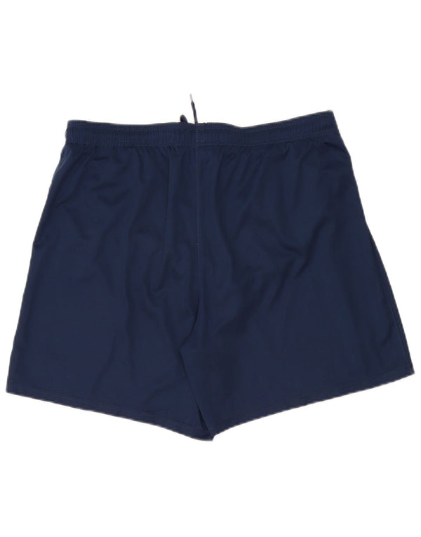NIKE Mens Dri Fit Sport Shorts Large  Navy Blue Polyester
