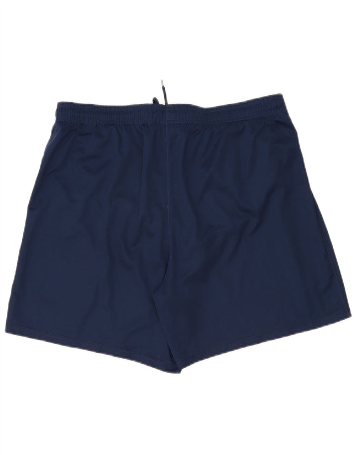 NIKE Mens Dri Fit Sport Shorts Large  Navy Blue Polyester