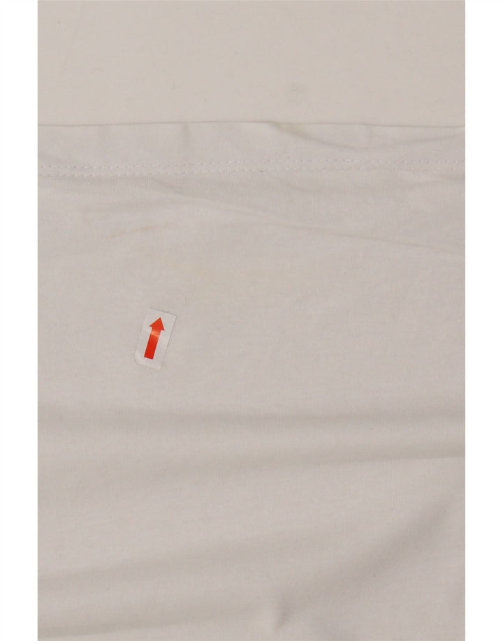 JACK & JONES Mens Graphic T-Shirt Top 2XL White Cotton