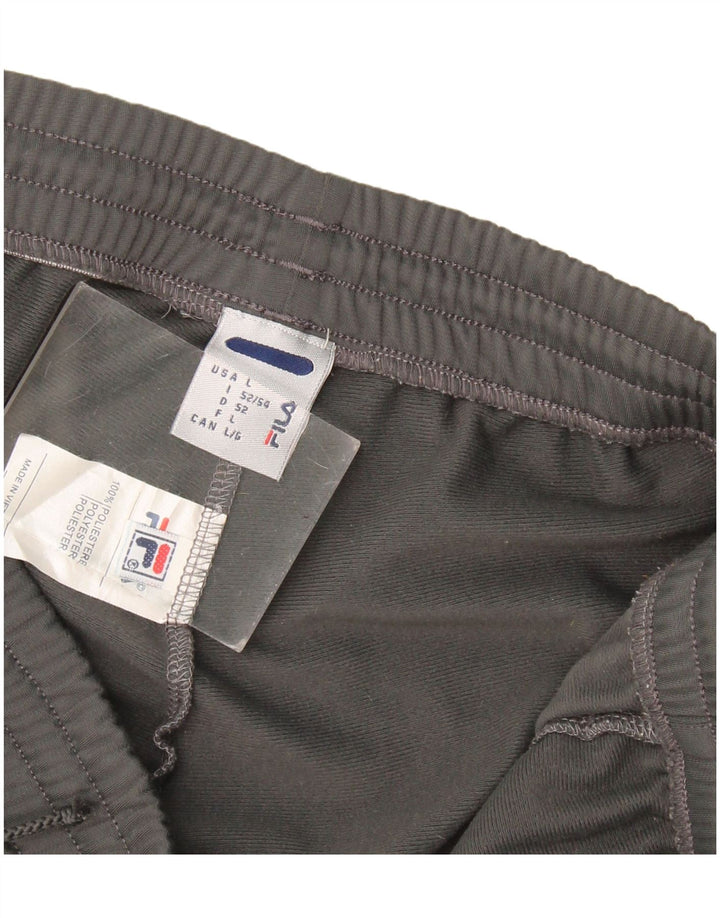 Fila Mens Tracksuit Trousers Large  Grey Polyester