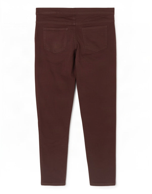 Marks & Spencer Womens Jegging Jeans UK 18 XL W36 L27 Brown Cotton