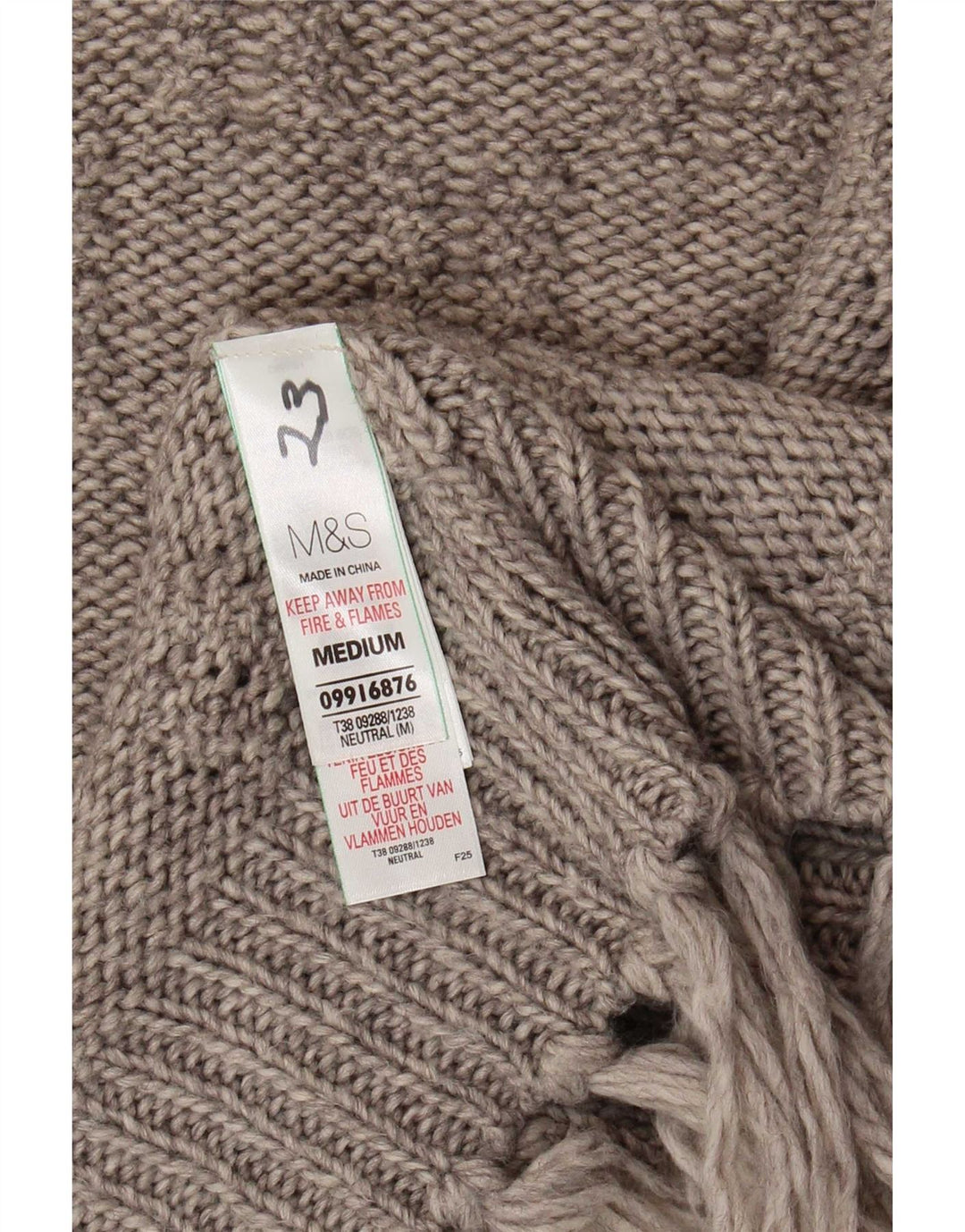 Marks & Spencer Womens Short Sleeve Open Cardigan Sweater UK 14 Medium Grey