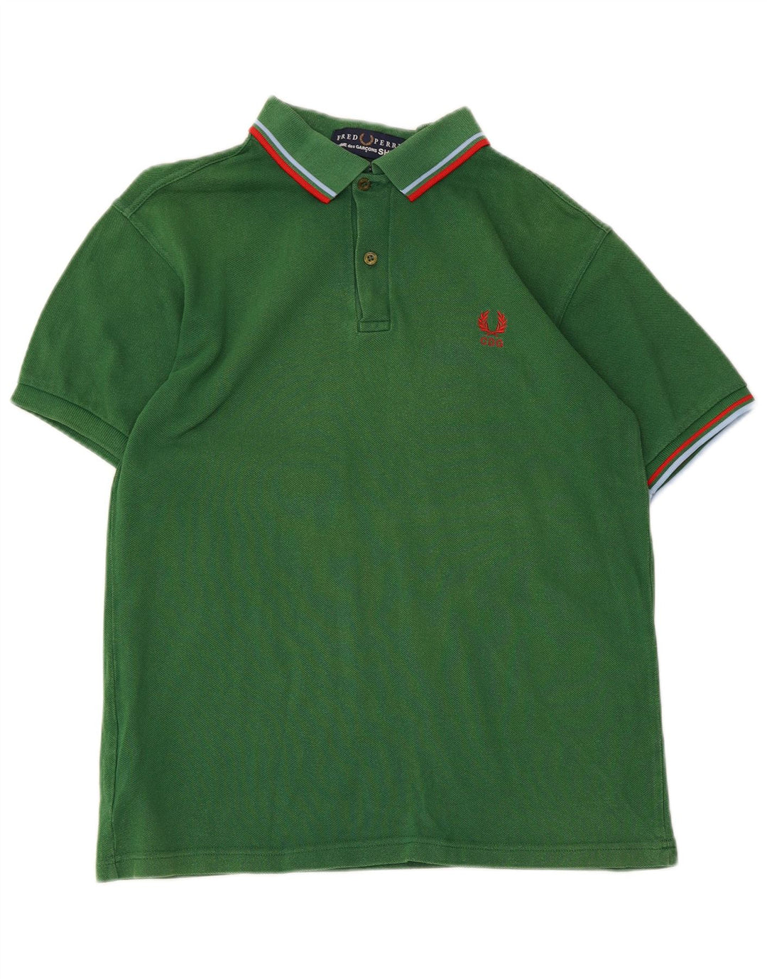 Fred Perry Mens Polo Shirt Small Green Cotton