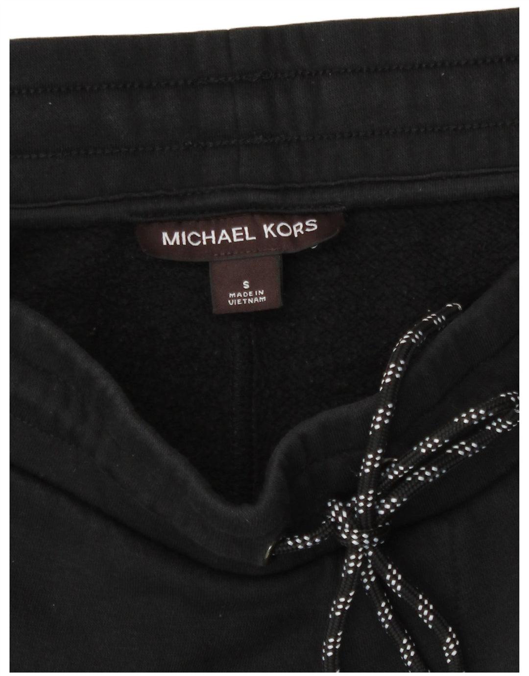 Michael Kors Mens Graphic Tracksuit Trousers Joggers Small  Black Polyester