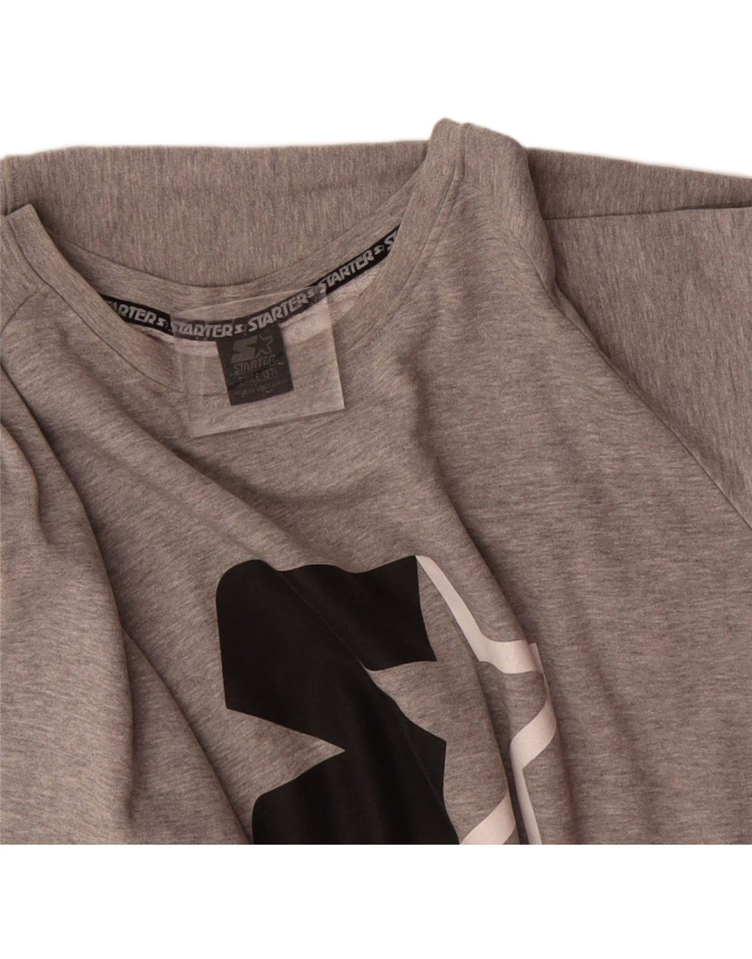 STARTER Mens Graphic Sweatshirt Jumper 2XL Grey Cotton Vintage Starter and Second-Hand Starter from Messina Hembry 