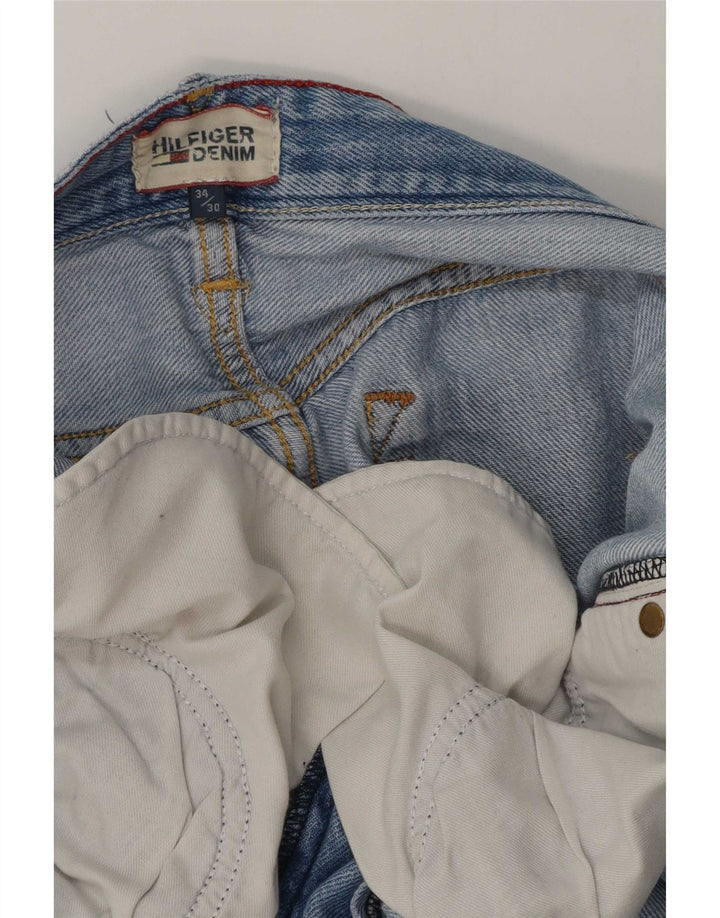Tommy Hilfiger Mens Straight Jeans W34 L30 Blue