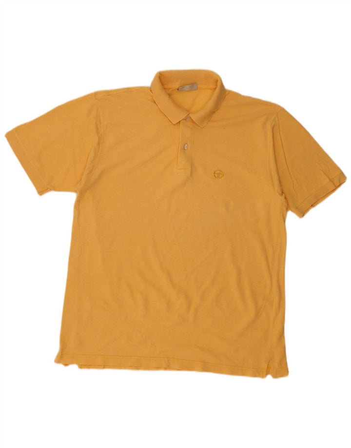 Sergio Tacchini Mens Polo Shirt XL Yellow