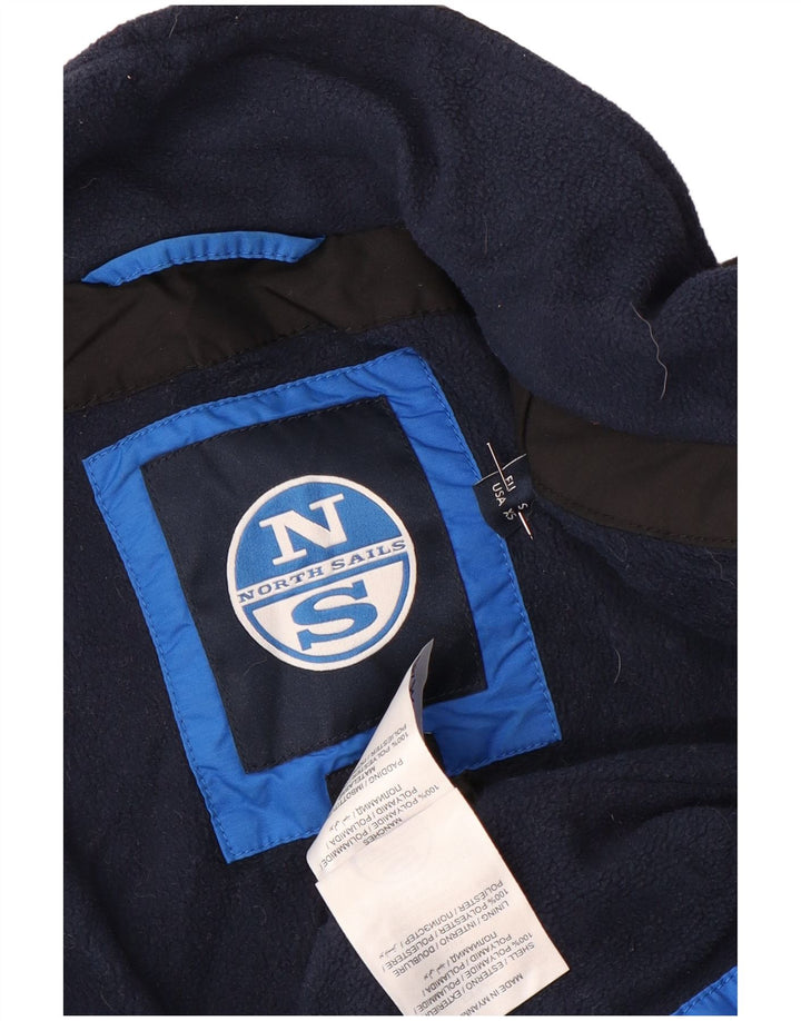 North Sails Mens Bomber Jacket EU 36 Small Black Polyamide