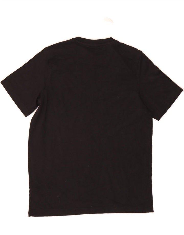 ADIDAS Mens Graphic T-Shirt Top Medium Black Cotton Vintage Adidas and Second-Hand Adidas from Messina Hembry 