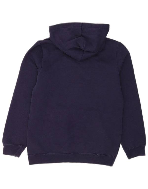 Puma Boys Graphic Regular Fit Hoodie Jumper 13-14 Years Navy Blue Cotton
