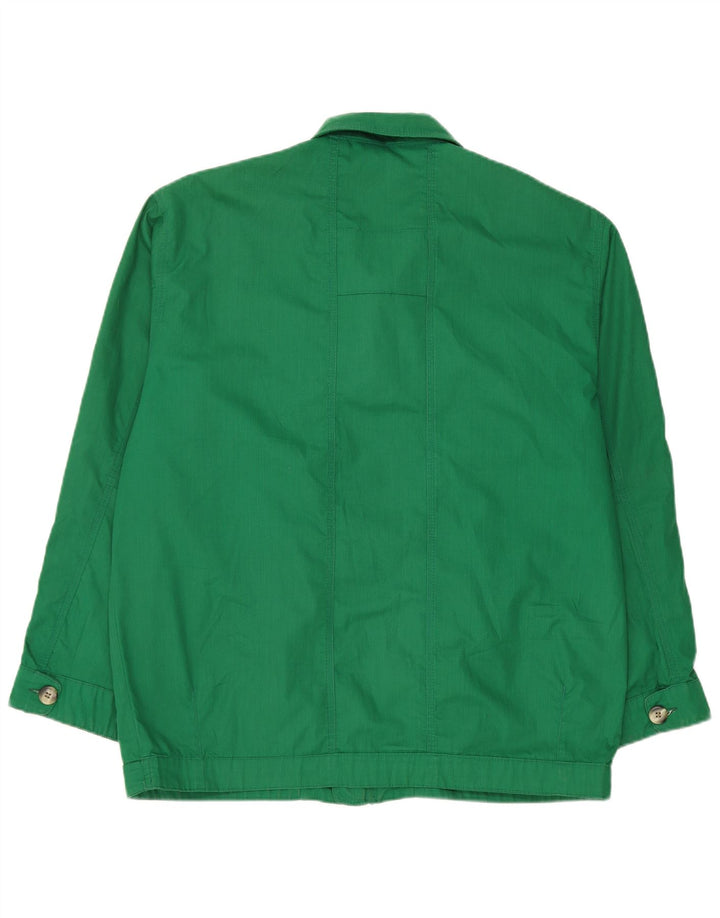 Stratos Mens Bomber Jacket UK 40 Large Green Polyester