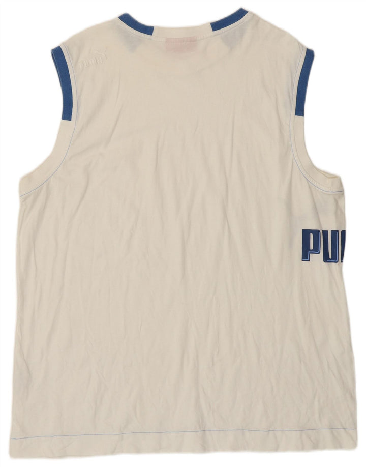 Nike Mens Graphic Vest Top XL White Colourblock