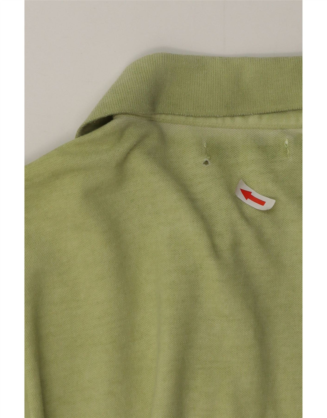 BEST COMPANY Mens Graphic Polo Shirt Medium Green Cotton