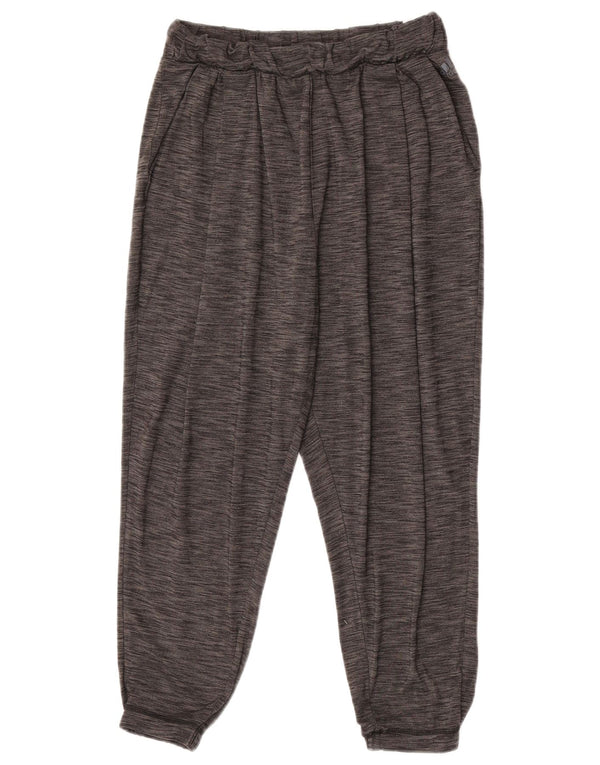 Adidas Womens Climalite Tracksuit Trousers Joggers UK 8/10 Small Grey