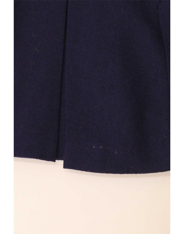 Vintage Womens Mini Skirt W30 Medium Navy Blue
