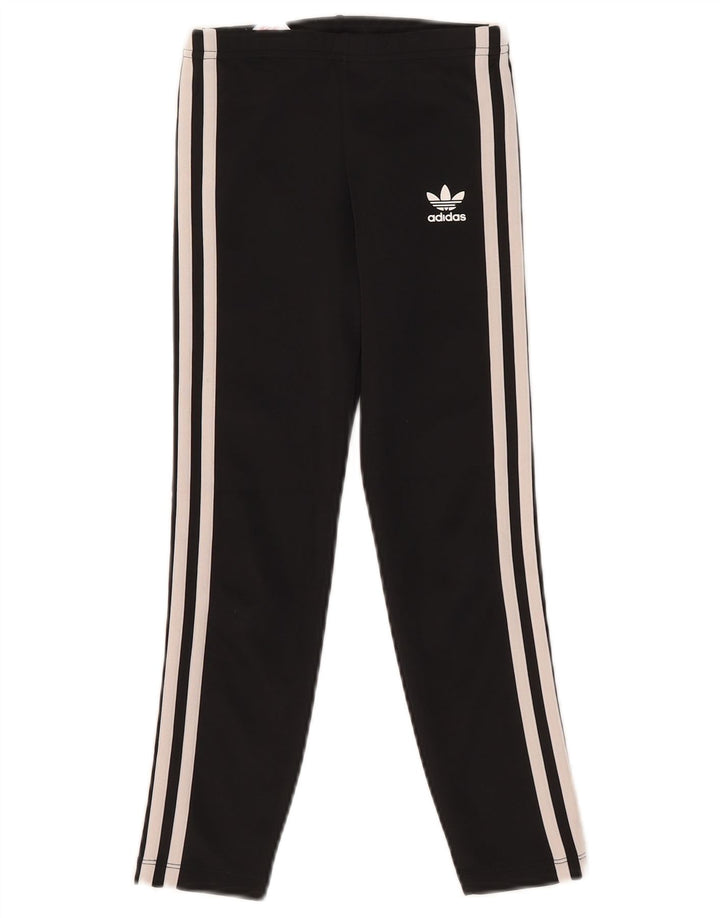 Adidas Girls Leggings 7-8 Years  Black Polyester
