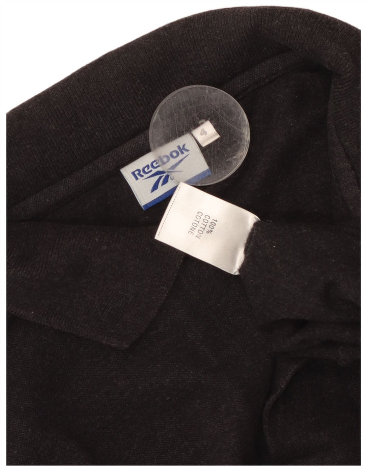 Reebok Mens Polo Shirt XL Black Cotton