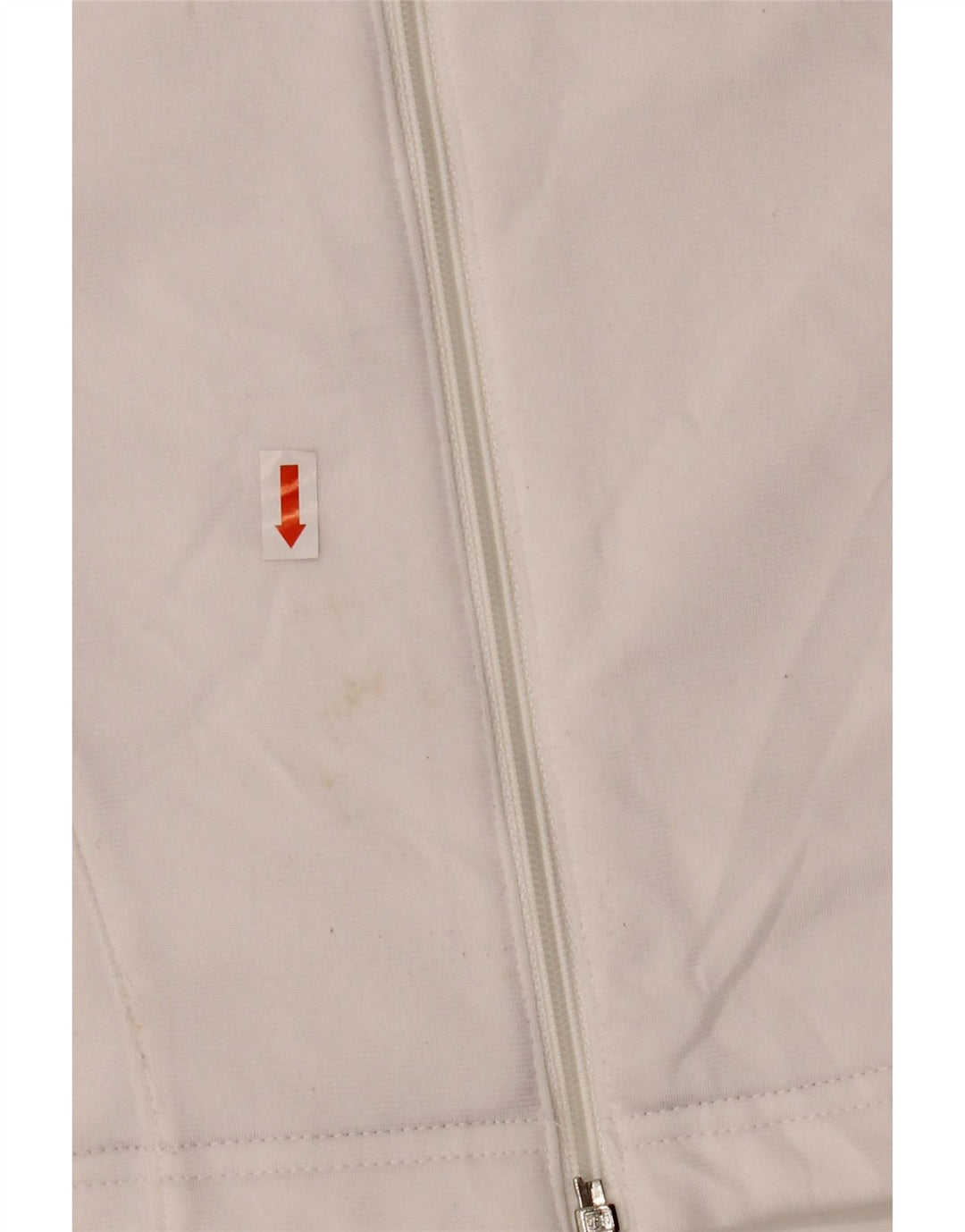 ADIDAS Womens Tracksuit Top Jacket UK 12 Medium White Colourblock