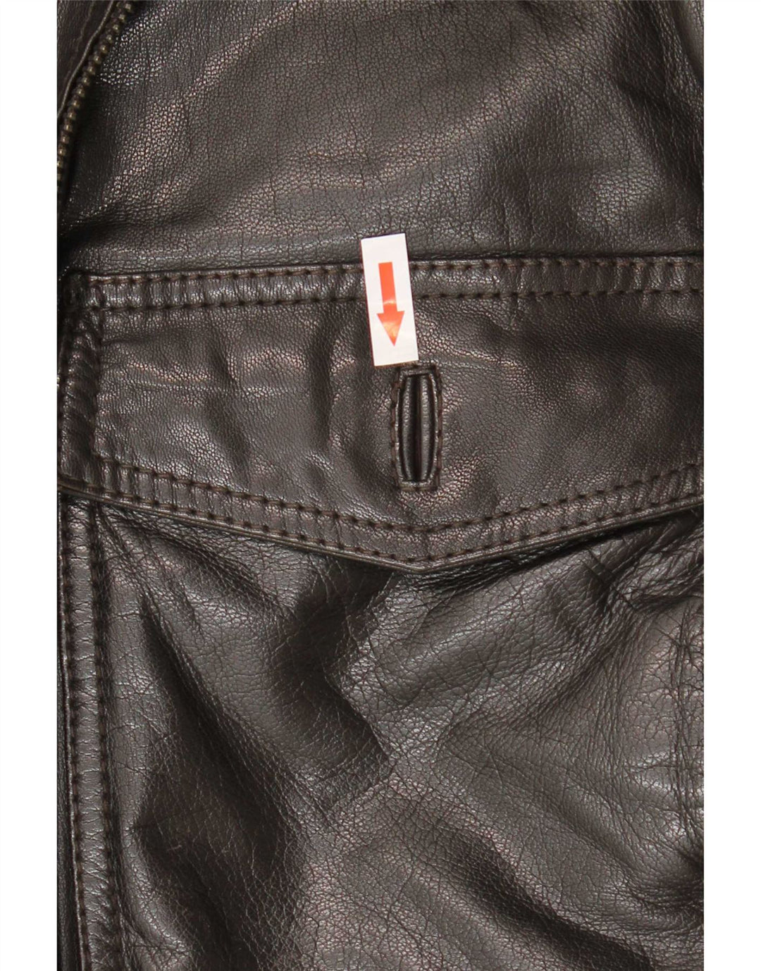 Conbipel Mens Leather Jacket IT 52 Large Black