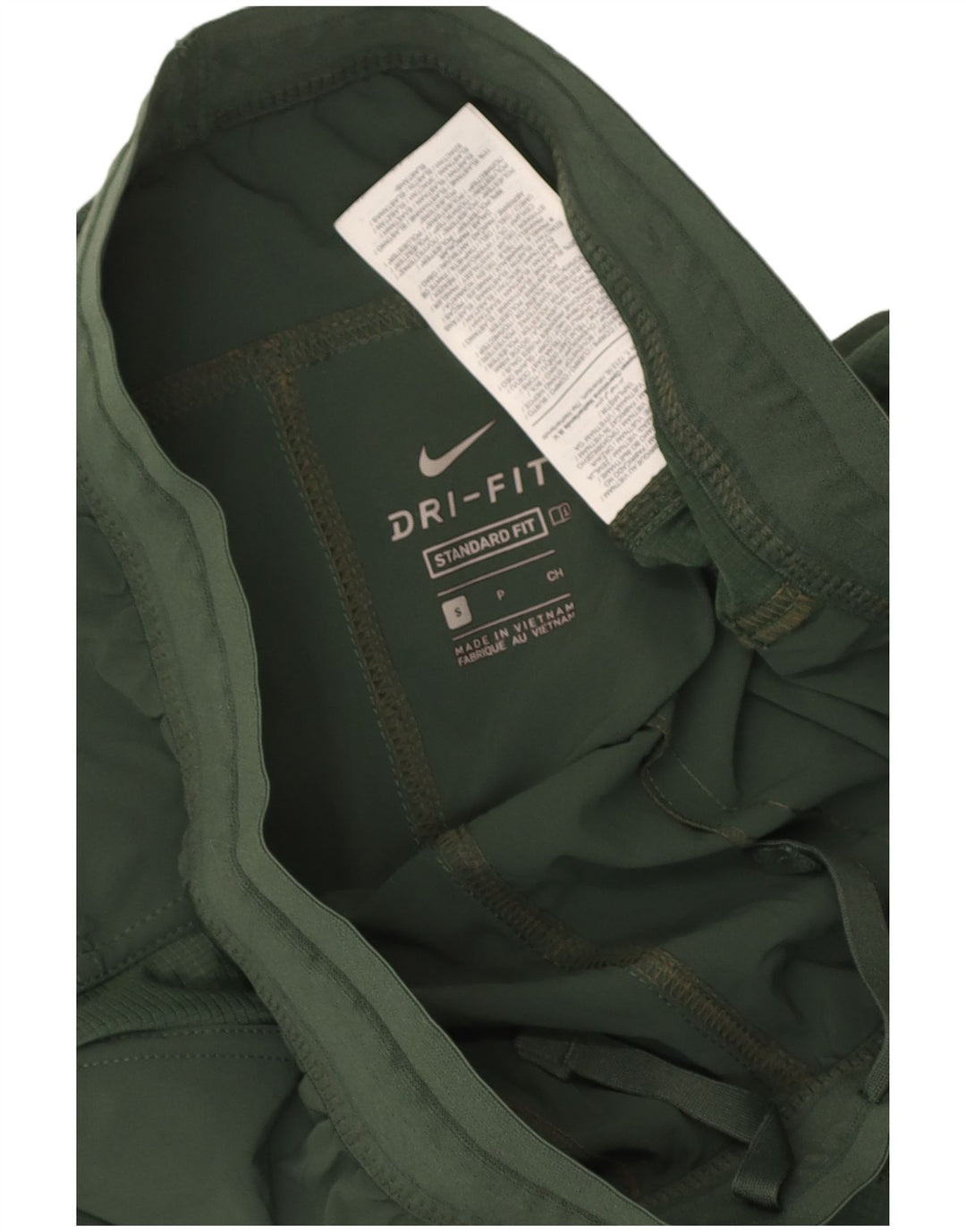 Nike Mens Dri Fit Standard Sport Shorts Small Green Polyester