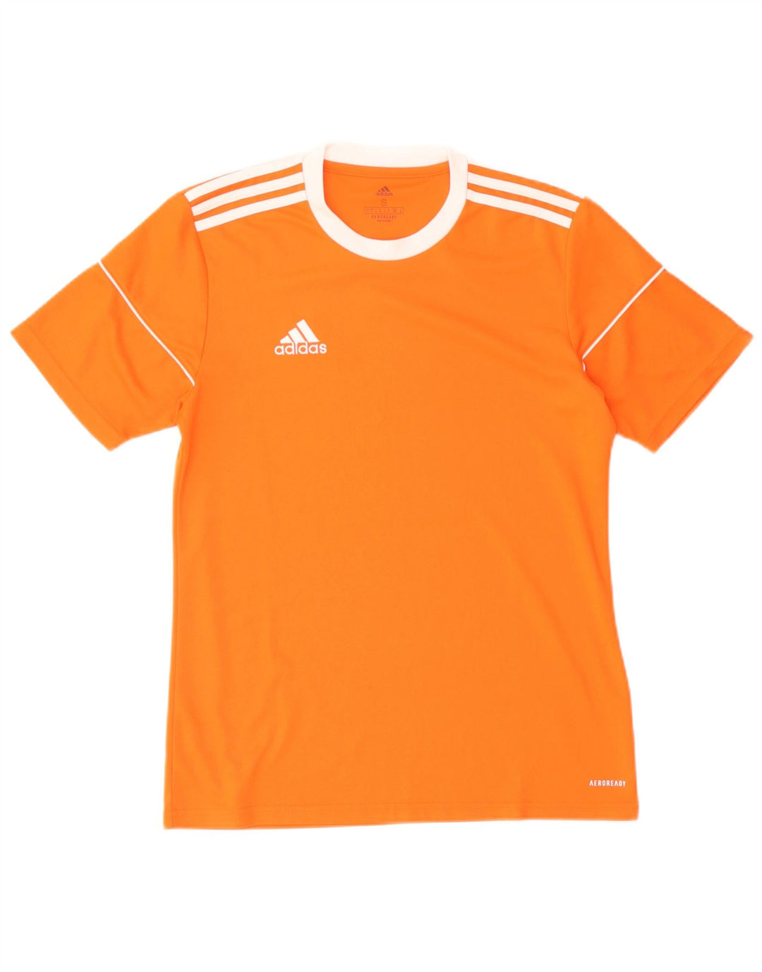 Adidas Mens Aeroready T-Shirt Top Small Orange Polyester