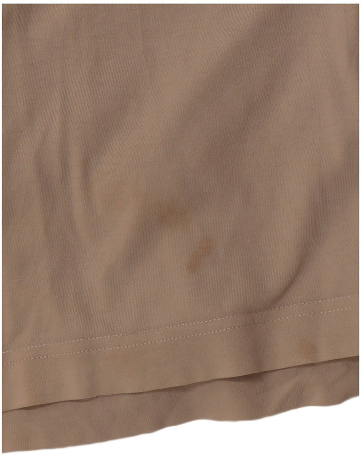 PAUL & SHARK Mens Yachting Graphic T-Shirt Top XL Beige Cotton