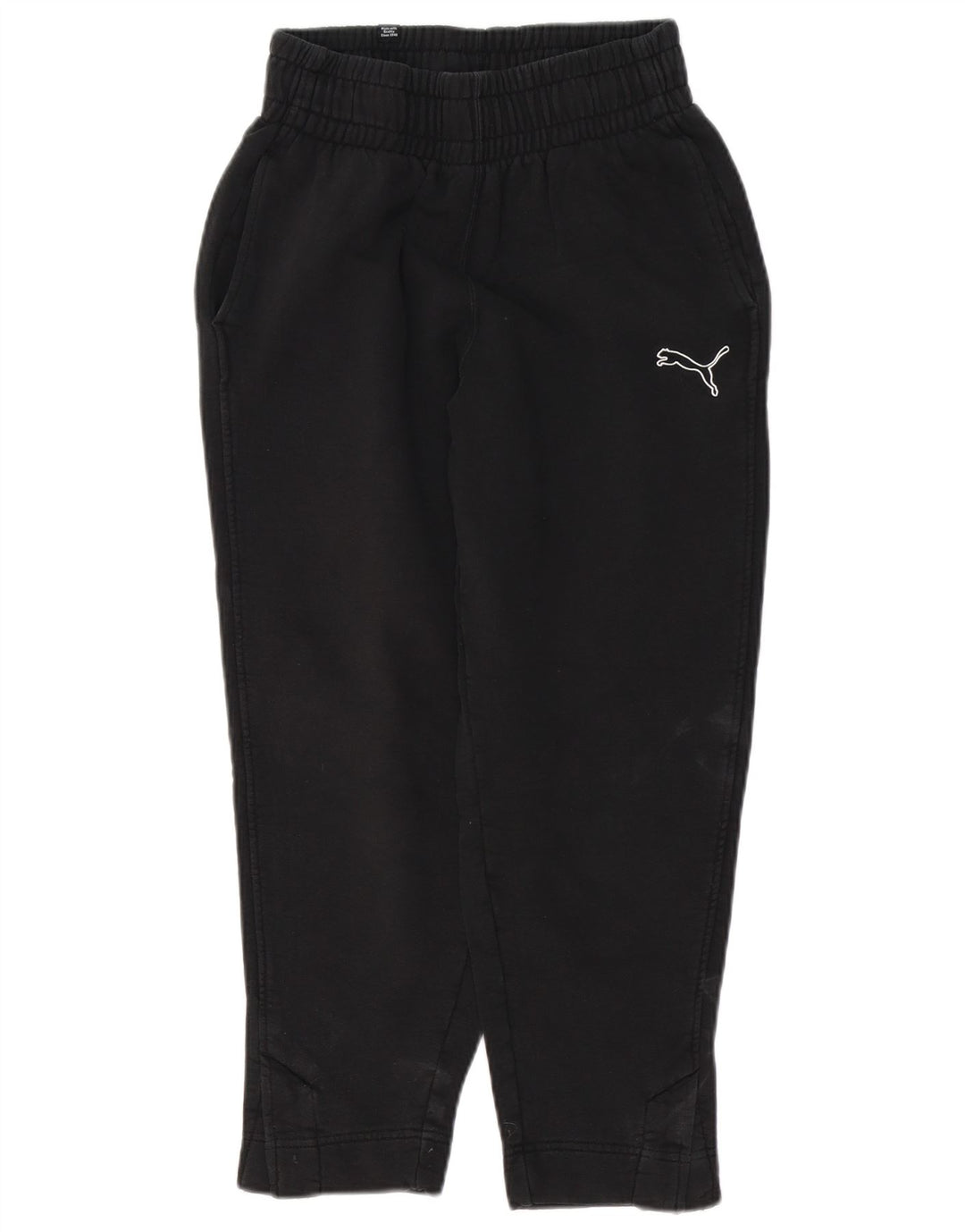 PUMA Womens Tracksuit Trousers Joggers UK 4 XS  Black Cotton