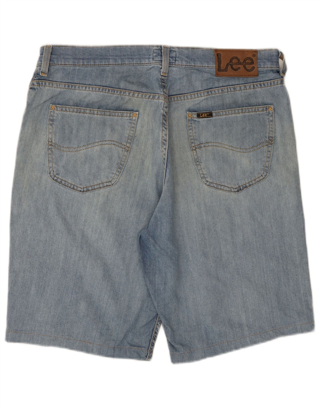 LEE Mens Brooklyn Denim Shorts W36 Large Blue Cotton