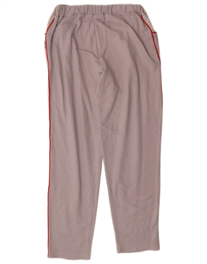 LOTTO Womens Tracksuit Trousers IT 46 Large  Grey Cotton