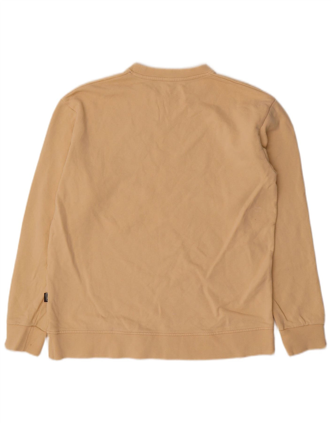 Refrigiwear Mens Graphic Sweatshirt Jumper Medium Beige Cotton