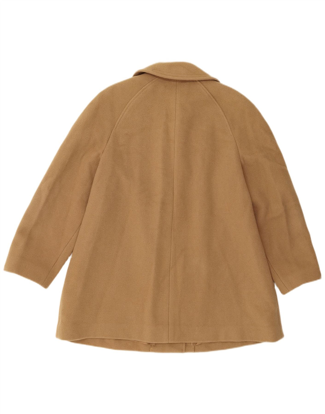 EASTEX Womens Overcoat UK 20 2XL Beige New Wool