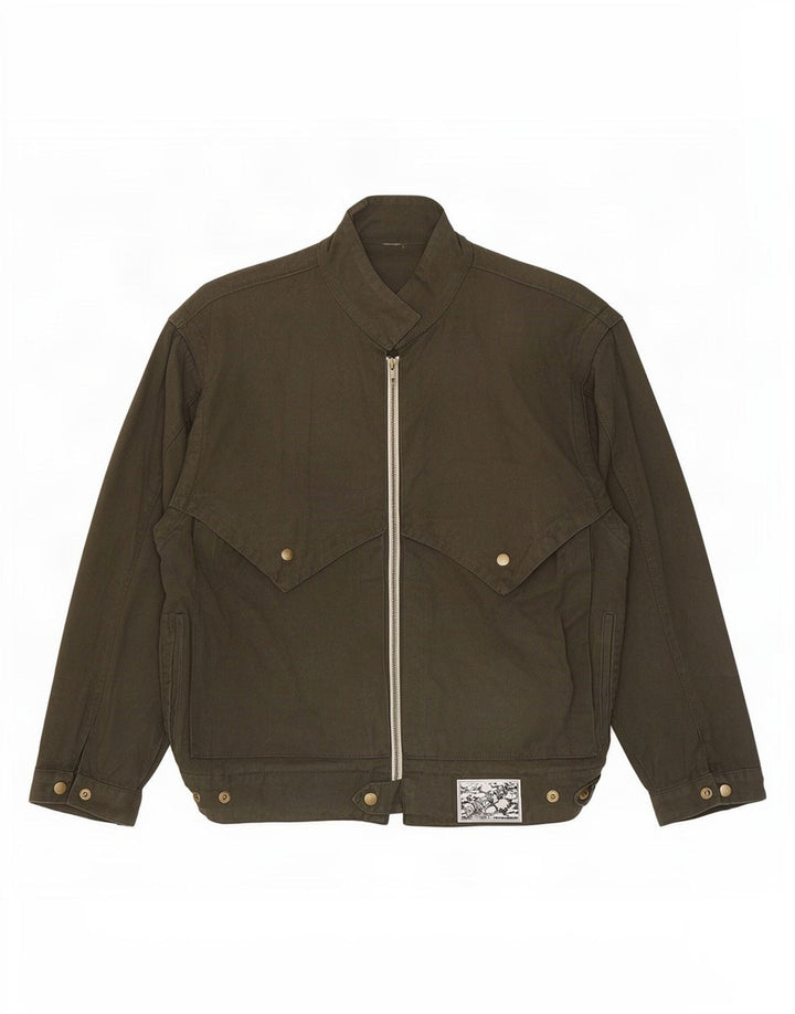 Vintage Mens Bomber Jacket UK 40 Large Khaki