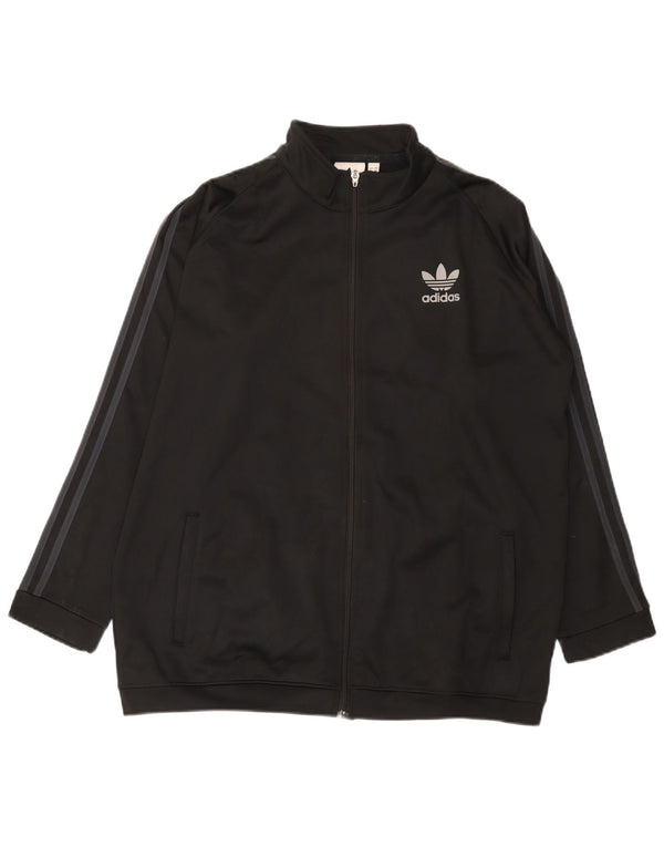 Adidas Mens Tracksuit Top Jacket XL Black Polyester