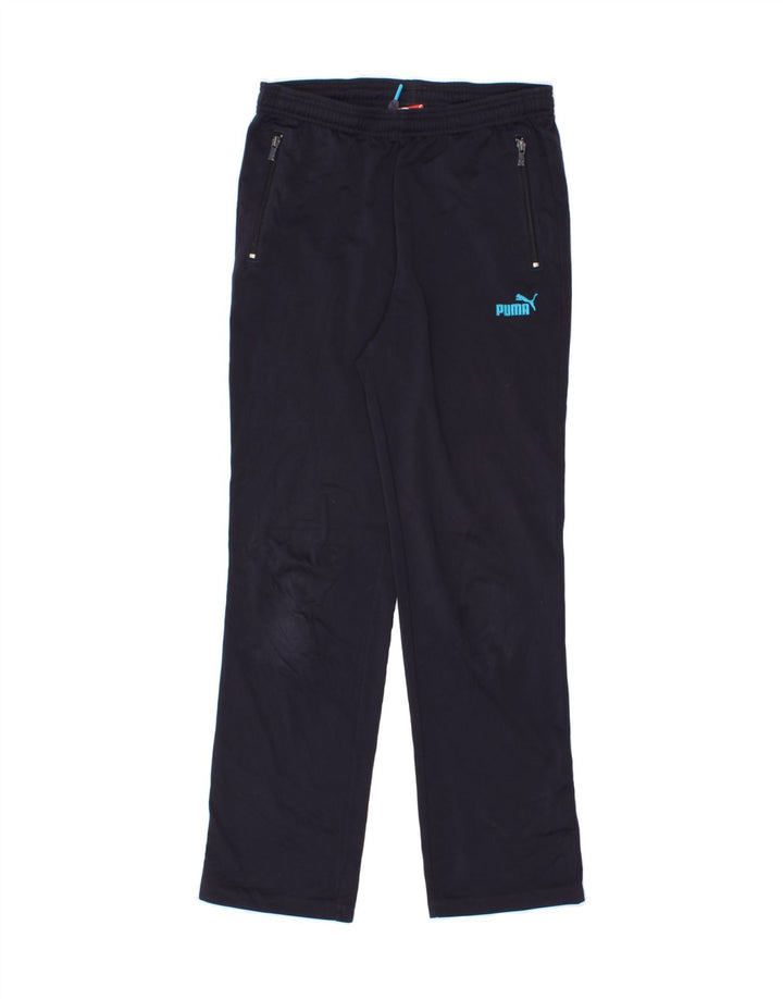 PUMA Boys Tracksuit Trousers 13-14 Years  Navy Blue Vintage Puma and Second-Hand Puma from Messina Hembry 