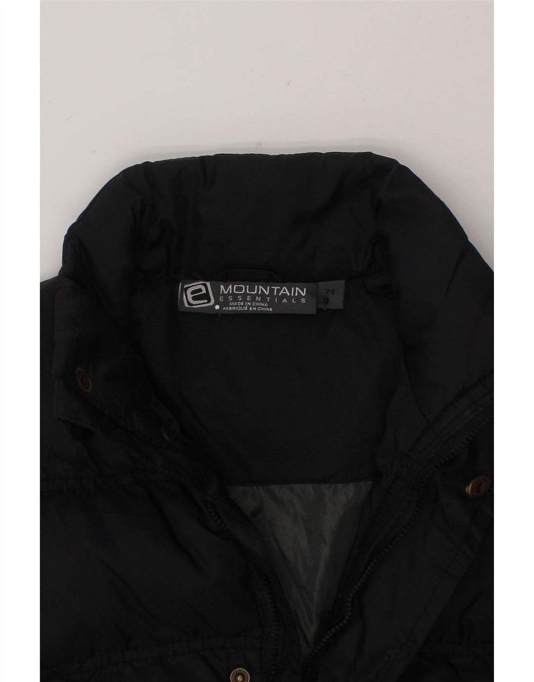 MOUNTAIN WAREHOUSE Boys Padded Gilet 7-8 Years Black Nylon Vintage Mountain Warehouse and Second-Hand Mountain Warehouse from Messina Hembry 